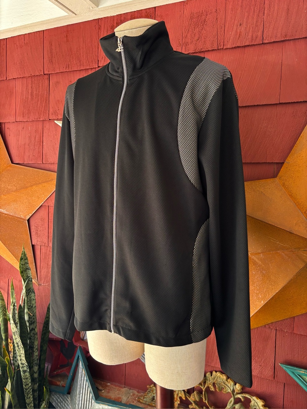 Y2K Kenneth Cole New York Full Zip Black Jacket Men’s XXL